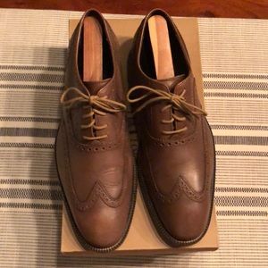 Cole Haan Wingtip Greige Size 10